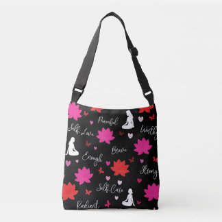 Crossbody-väska | Lotusblomma Självkärlek Design Axelväska