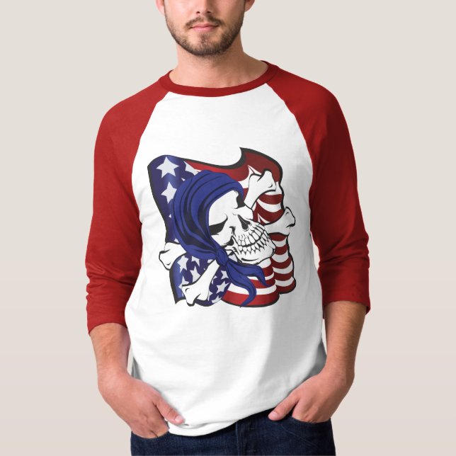Crossbone USA T-shirt (Framsida)