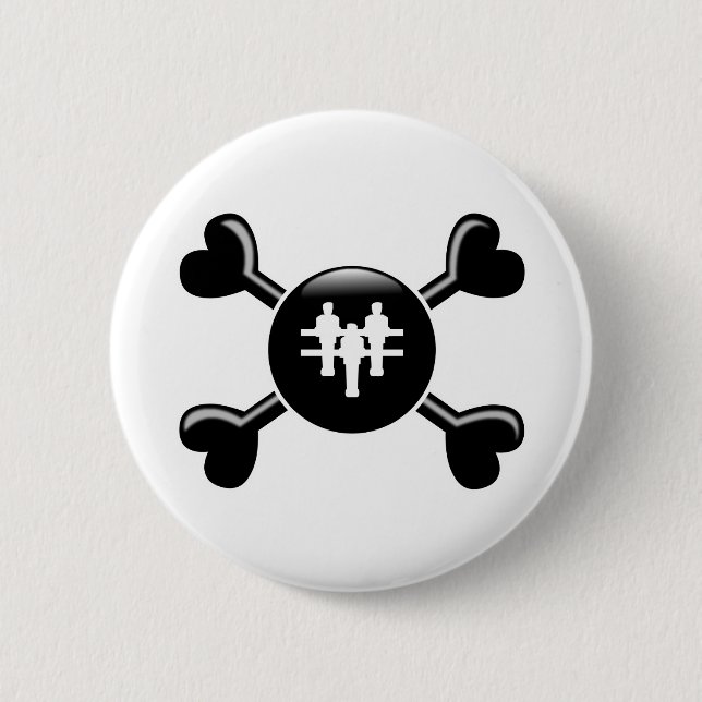 Crossbones Foosball Knapp (Framsida)