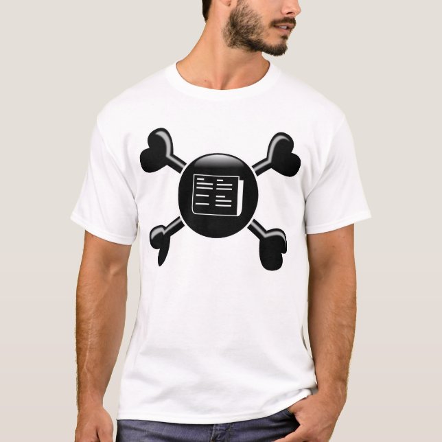 Crossbonesjournalistik T-shirt (Framsida)
