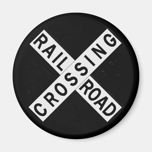 Crossbuck Magnet (Framsidan)