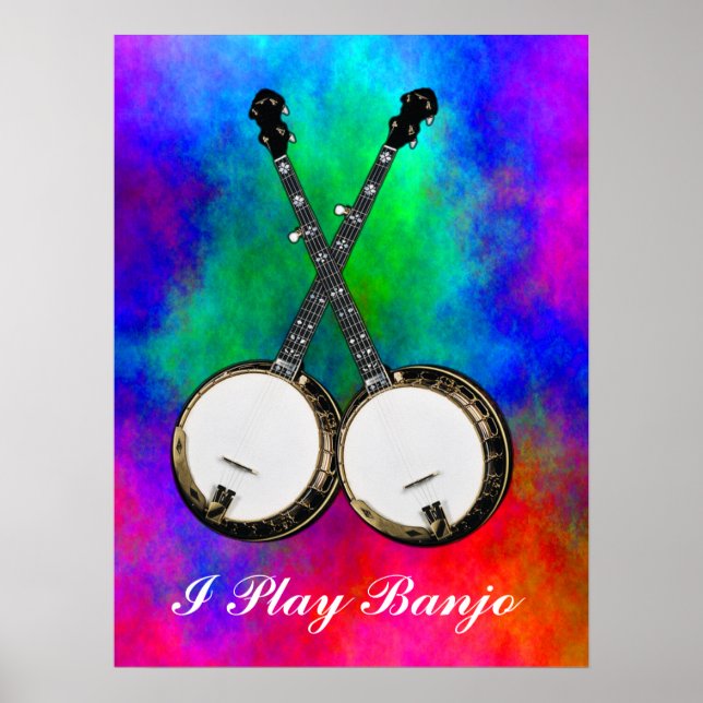 CROSSED BANJOS-POSTER POSTER (Framsidan)