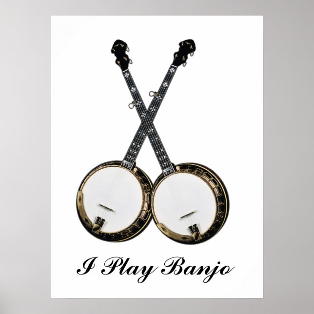 CROSSED BANJOS-POSTER POSTER (Framsidan)