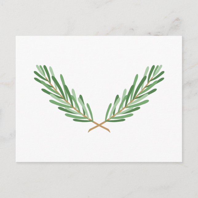 Crossed Rosemary Vykort (Framsida)