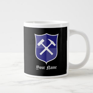 Crossed Sten Hammer Shield Jumbo Mugg