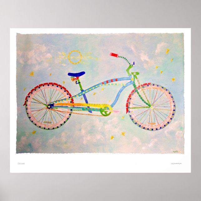 Crossercykeltryck Poster (Framsidan)
