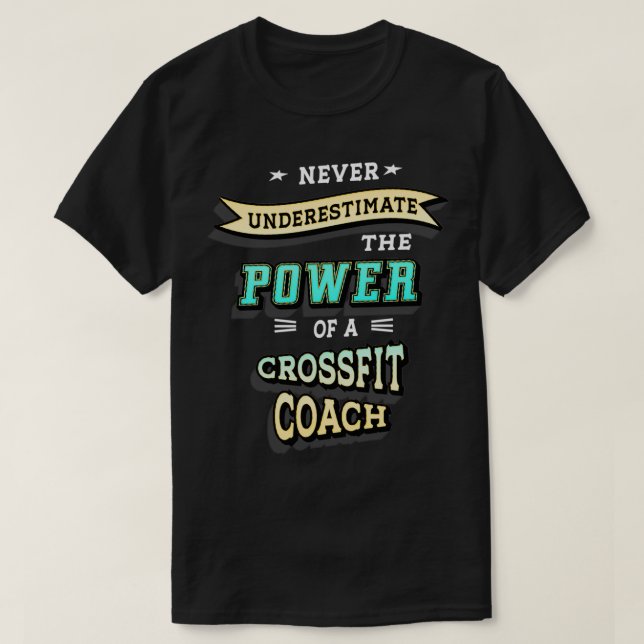 Crossfit Coach T Shirt (Design framsida)