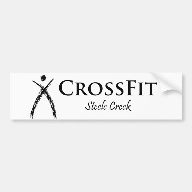CrossFit logotypsvart Bildekal (Framsidan)