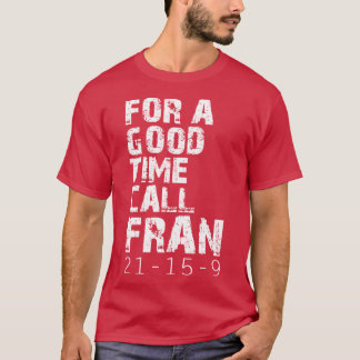 CrossFit-tröja Call Fran Grafck retro T Shirt