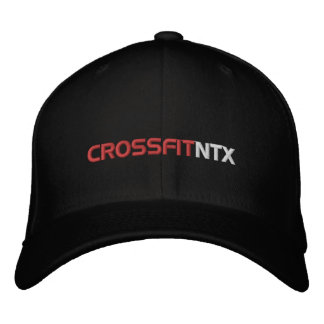 CrossFitNTX - Svart hatt Broderad Keps