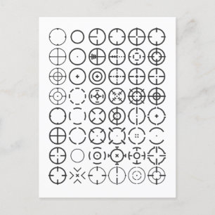 ⌖ Crosshair Reticles Vykort
