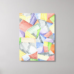 Crosshatch Quilt I Canvastryck