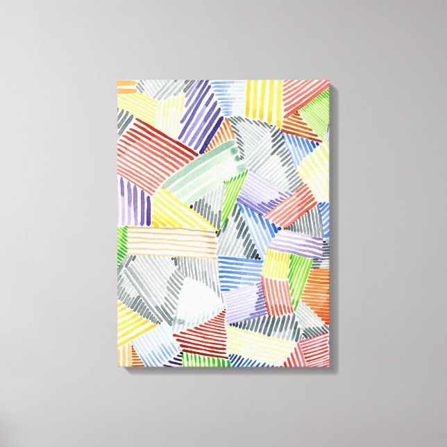 Crosshatch Quilt I Canvastryck (Framsida)