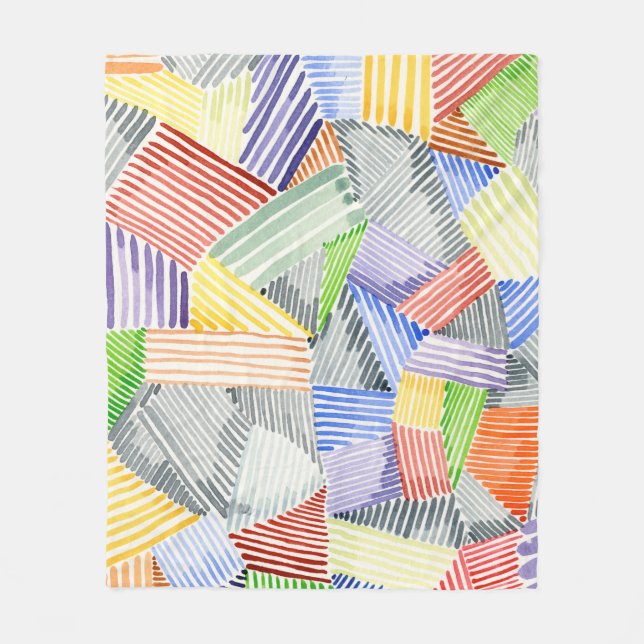 Crosshatch Quilt I Fleecefilt (Framsidan)