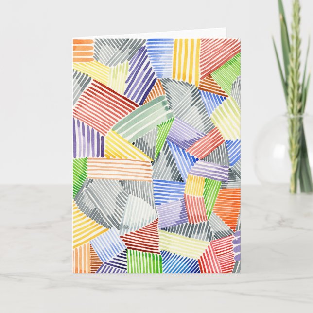 Crosshatch Quilt I Kort (Framsida)