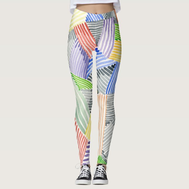 Crosshatch Quilt I Leggings (Framsida)