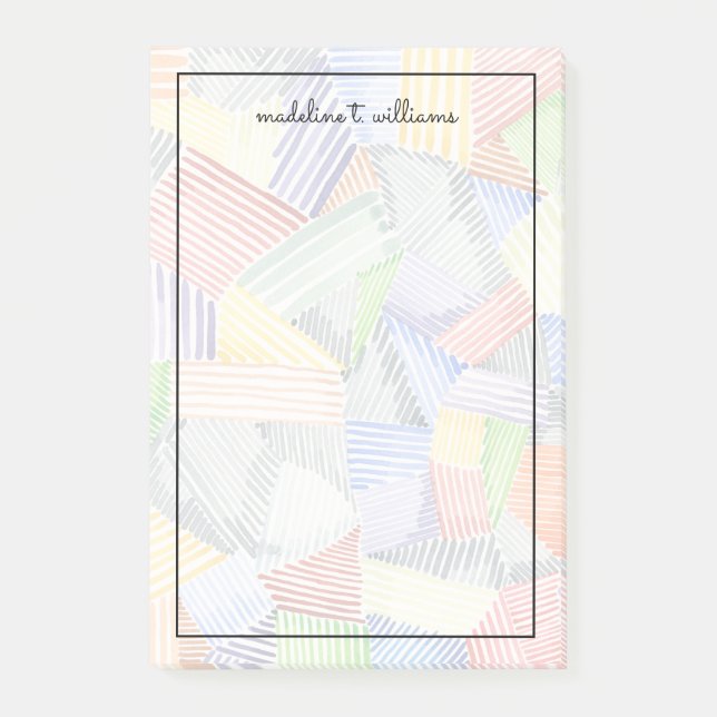 Crosshatch Quilt I Post-it Block (Framsida)