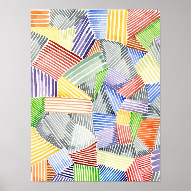 Crosshatch Quilt I Poster (Framsidan)