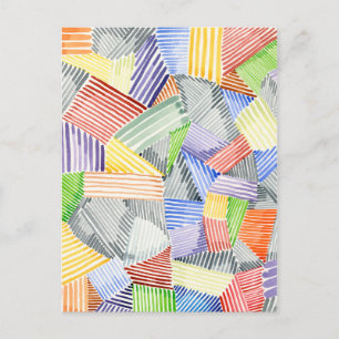 Crosshatch Quilt I Vykort