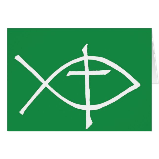 crossicthusgreen hälsningskort (Framsidan Horizontal)