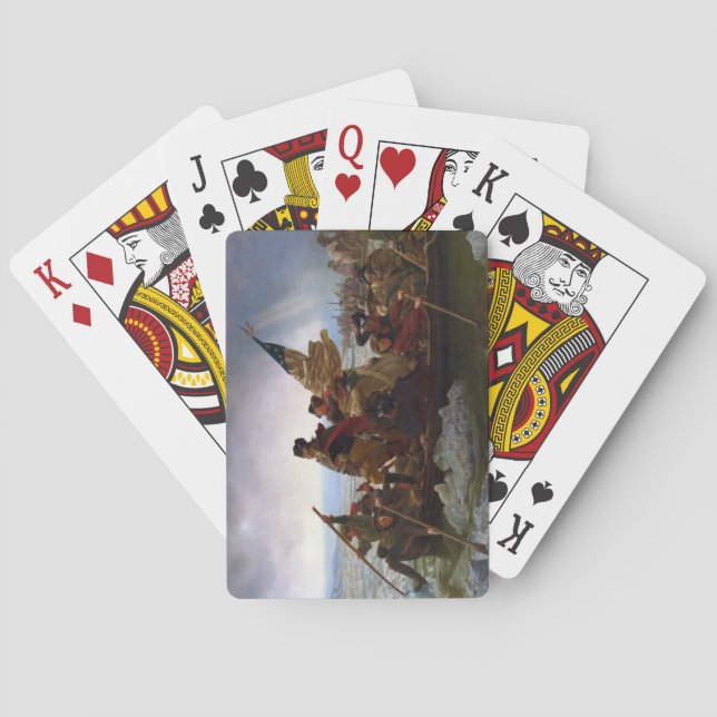 Crossing Delaware 1776: General George Washington Casinokort (Baksidan)