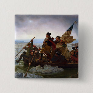 Crossing Delaware 1776: General George Washington Knapp
