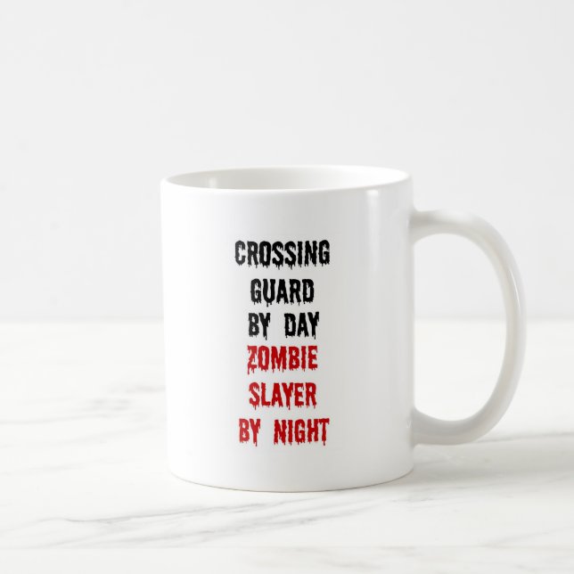 Crossing Guard Zombie Sayer Kaffemugg (Höger)