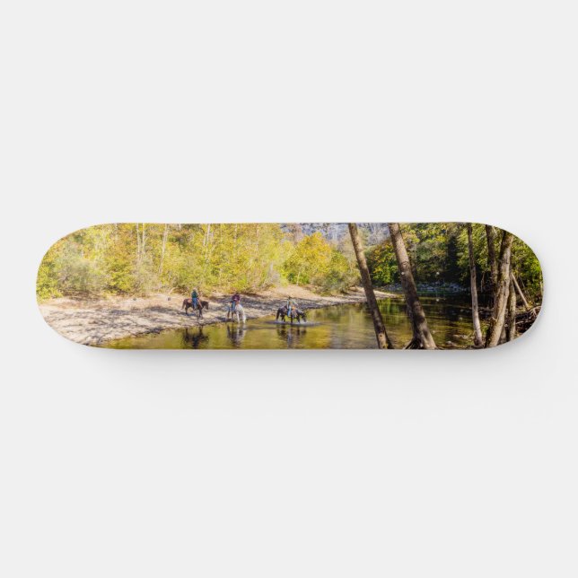 Crossing The Buffalo River Skateboard Deck (Horz)