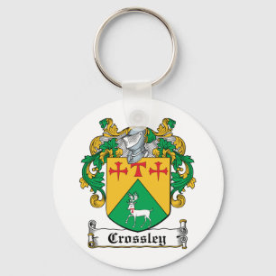Crossley familjvapensköld nyckelring