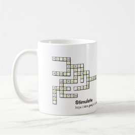 Crossmath Pussel 1 Kaffe Mugg