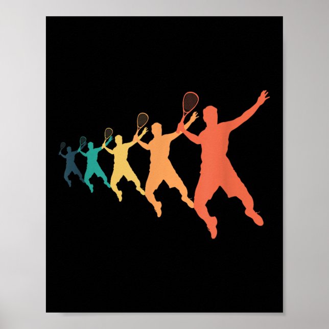 Crossminton Badminton Repeat Poster (Framsidan)