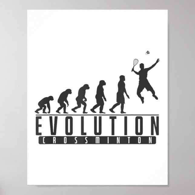 Crossminton Evolution Speedminton Poster (Framsidan)