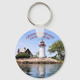 Crossover Island fyr, New York Keychain Nyckelring