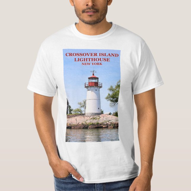 Crossover Island fyr, New York T-Shirt (Framsida)