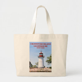 Crossover Island fyr, New York Tote Bag Jumbo Tygkasse