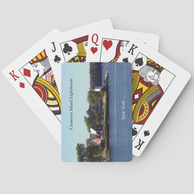 Crossover Island Lighthouse-spelkort Casinokort (Baksidan)