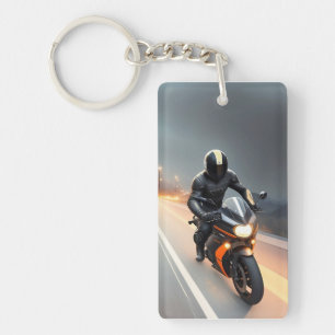 Crossover Motorcyklist För Motorcykelförare Och Ry