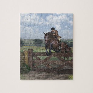 Crosst country - banhoppninghästpussel pussel