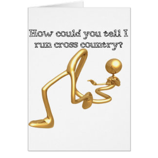 Crosst country hälsningskort