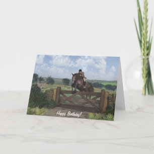 Crosst country - jumpingkort för häst kort