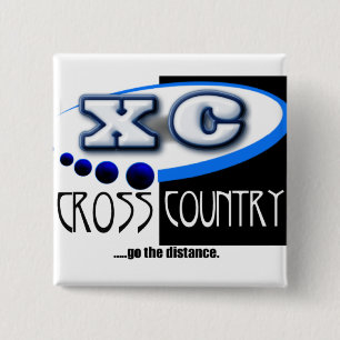 CROSST COUNTRY KÖRNINGSMOTTO - GÅ TILL AVSTÅND KNAPP