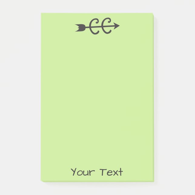 Crosst country rinnande symbol post-it block (Framsida)