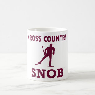 Crosst country skida snobbet kaffemugg