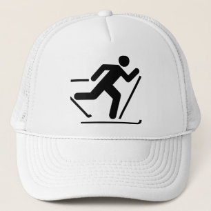 Crosst country skida symbolhatten truckerkeps