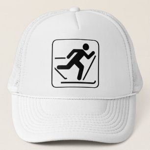 Crosst country skida symbolhatten truckerkeps