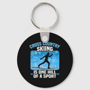 Crosst country skidåkning är en Backe i ett SpO Nyckelring