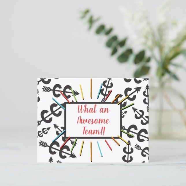 Crosst country vykort för Fantastisk-teamet (Stående Fram)