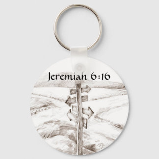 Crossways, Jeremiah 6:16 Nyckelring