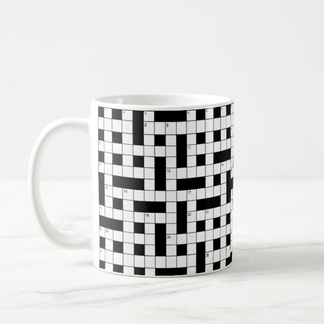 Crossword clue kaffemugg (Vänster)