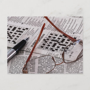 Crossword Genius Vykort